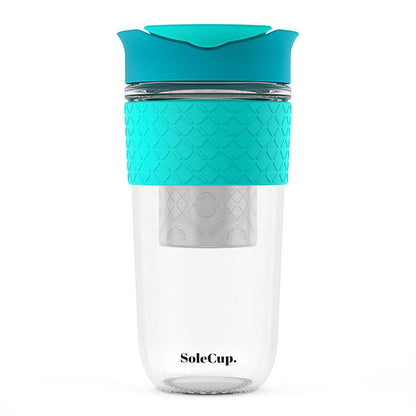 The SoleCup Plus Tea Infuser - Large 530ml Cup - Blue House, Home & Garden
