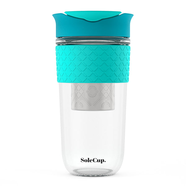 The SoleCup Plus Tea Infuser - Large 530ml Cup - Blue House, Home & Garden