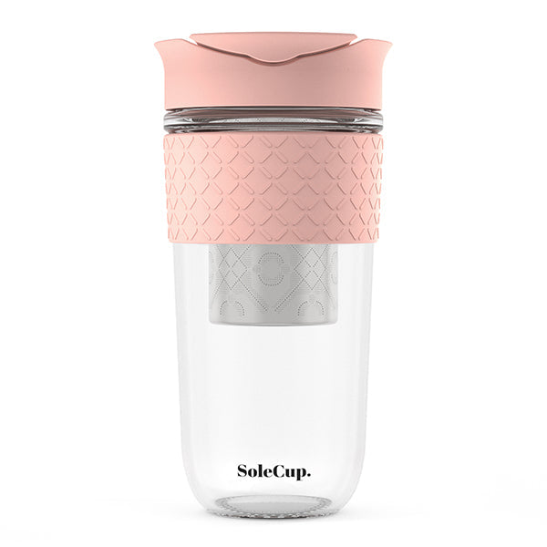 The SoleCup Plus Tea Infuser - Large 530ml Cup - Pink House, Home & Garden