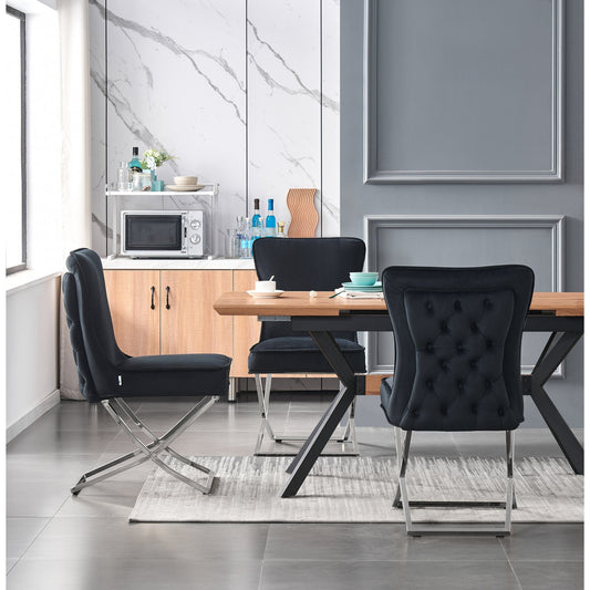 Trafalgar Velvet Dining Chair PN Home