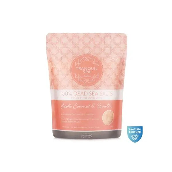 Tranquil Spa Dead Sea Salts 1kg - Coconut & Vanilla AK Kin Garden Supplies