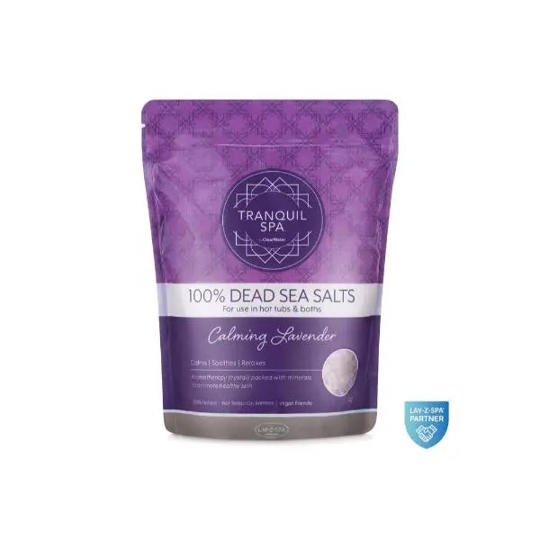Tranquil Spa Dead Sea Salts 1kg - Lavender AK Kin Garden Supplies