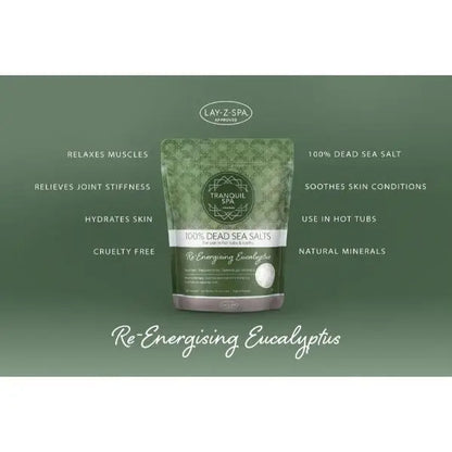 Tranquil Spa Dead Sea Salts - Eucalyptus AK Kin Garden Supplies