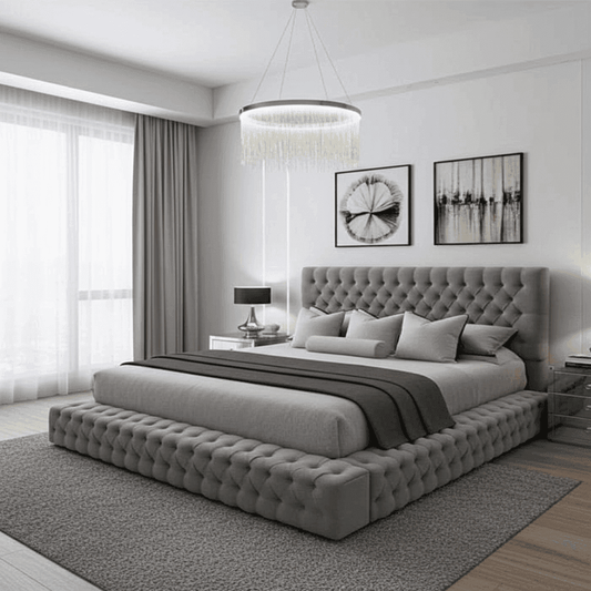 Upfront Ambassador Bed Frame – Luxury Upholstered Bed with Storage Options UK Beds Direct ltd