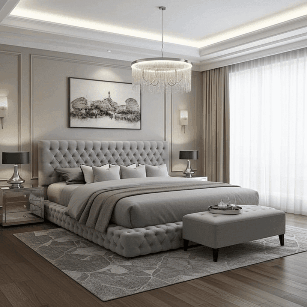 Upfront Ambassador Bed Frame – Luxury Upholstered Bed with Storage Options UK Beds Direct ltd