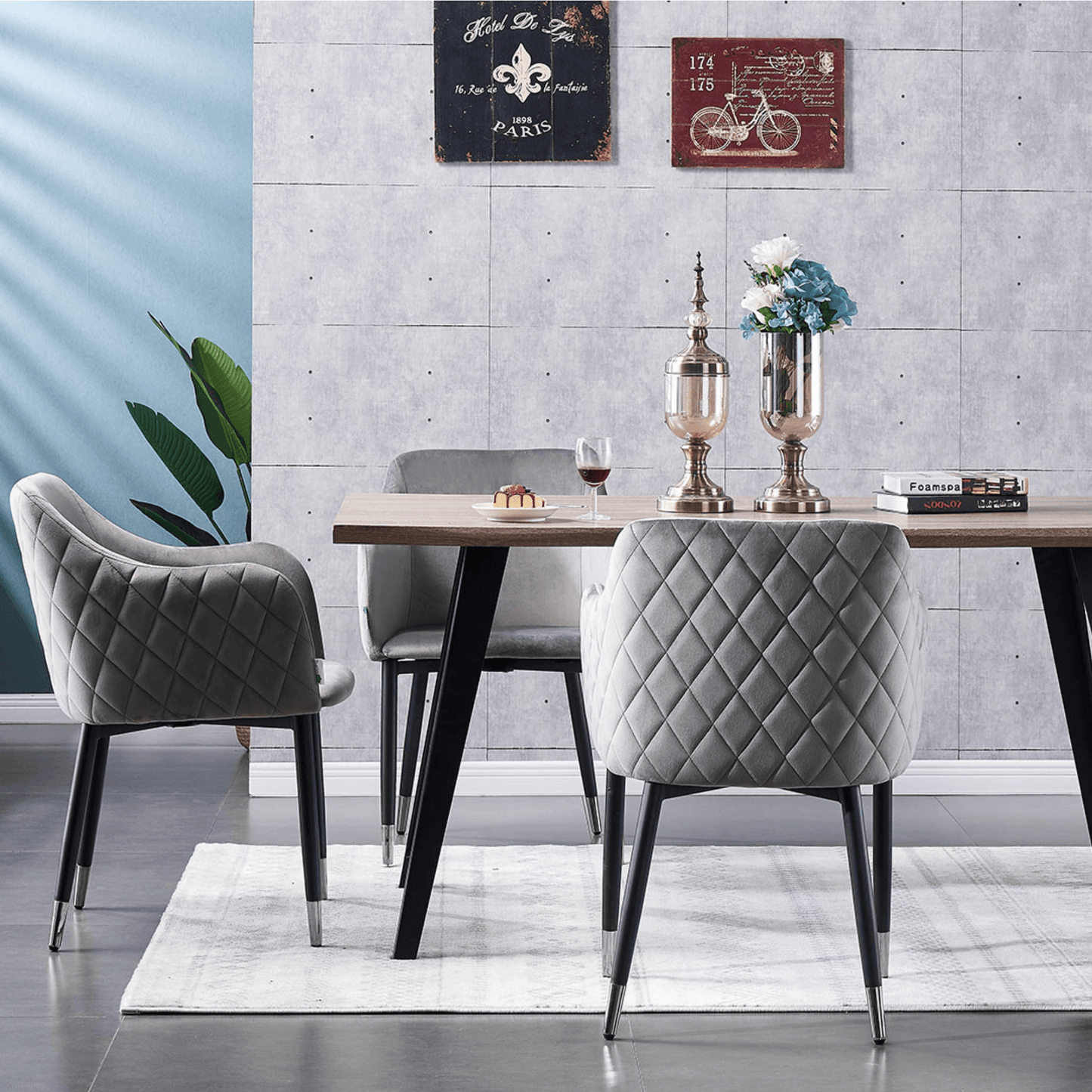 Verona LUX velvet dining chair PN Home