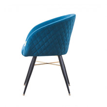 Vittorio LUX Velvet Dining Chair with Metal Legs - Perfect for Dining Room Living Room PN Home