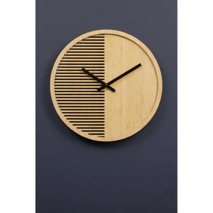 Vitus Small Wooden Effect Wall Clock 40cm AK Kin Garden Supplies
