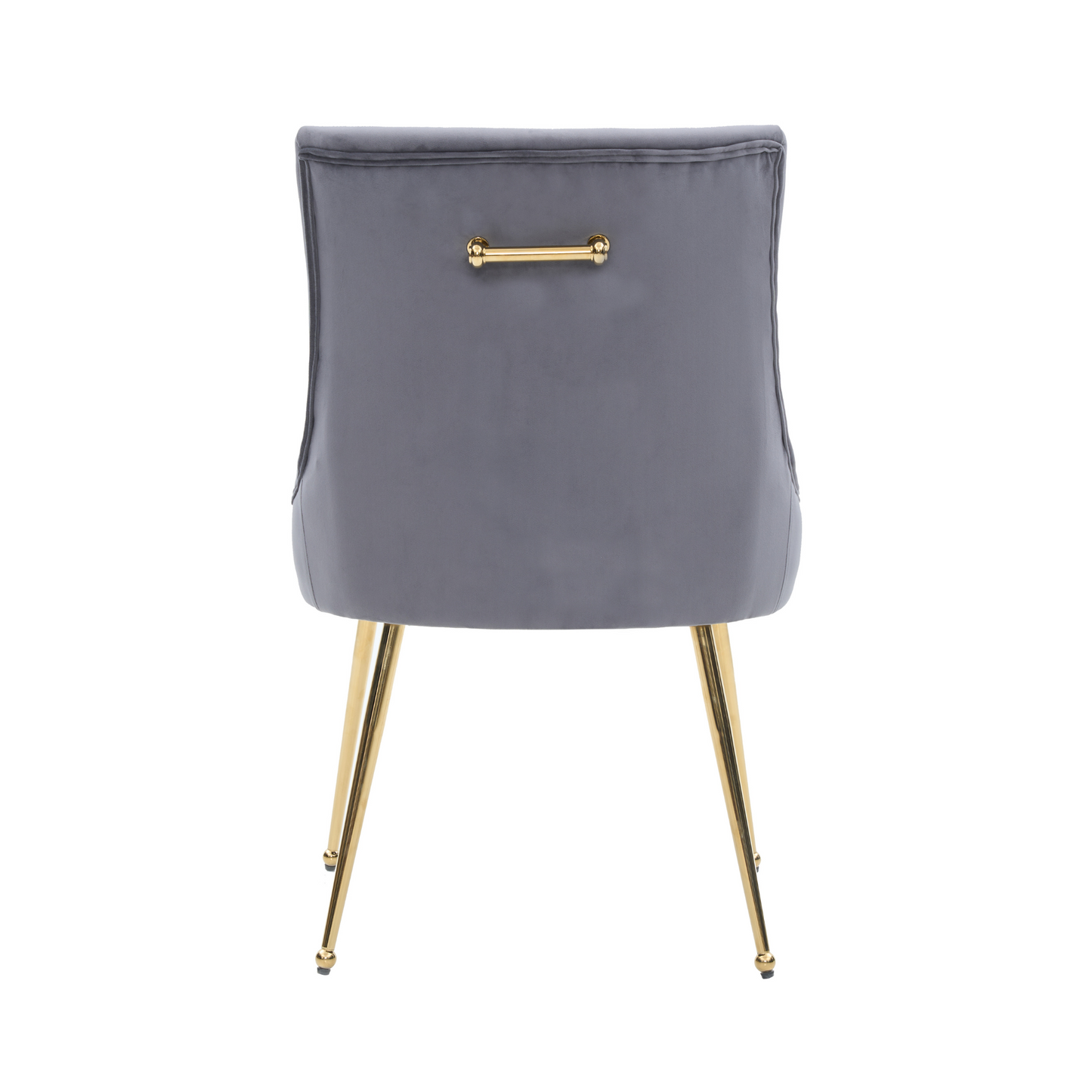 Viviana Velvet Dining Chair – Gold Legs, Ring Handle & Modern Accent PN Home