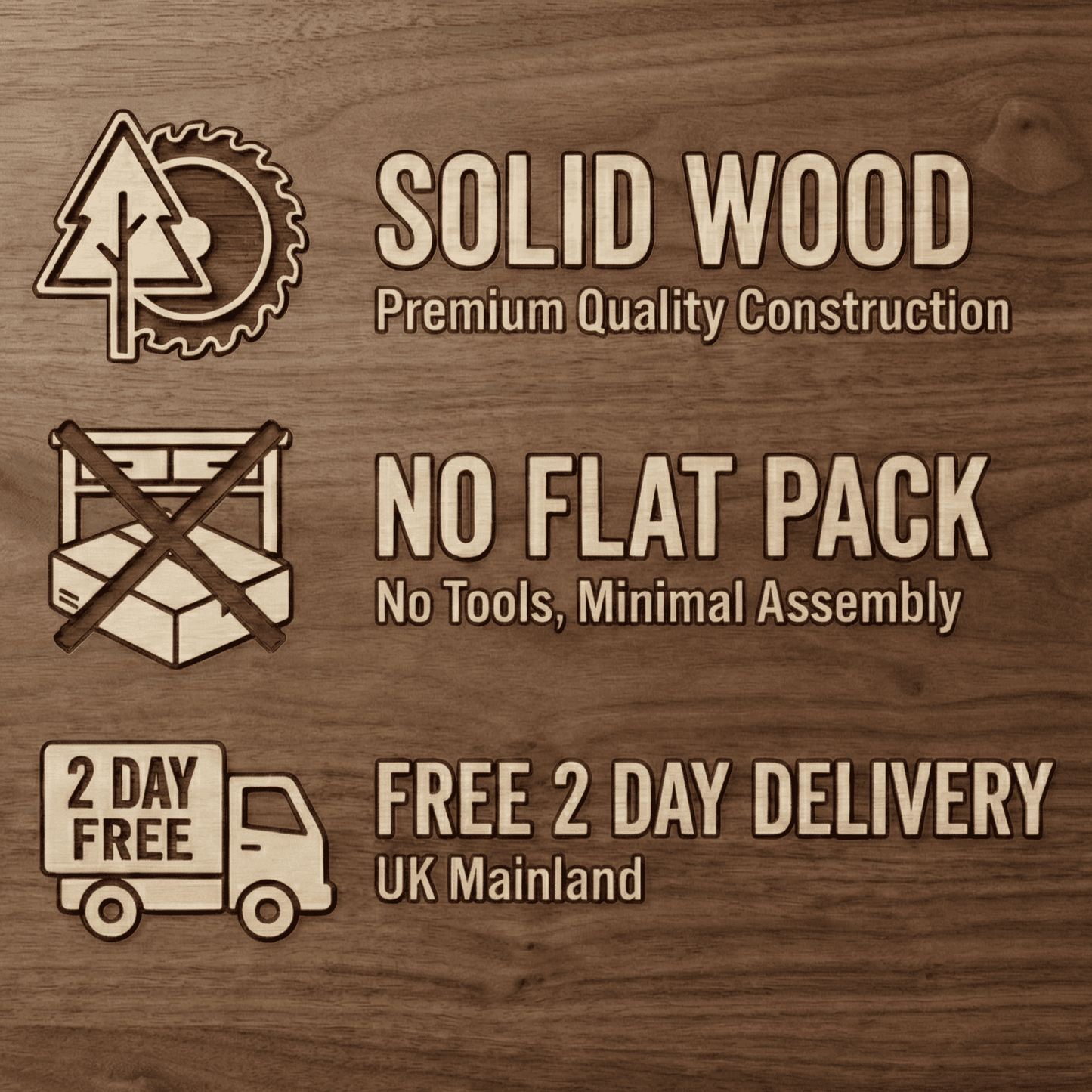 Norway Walnut Side Table