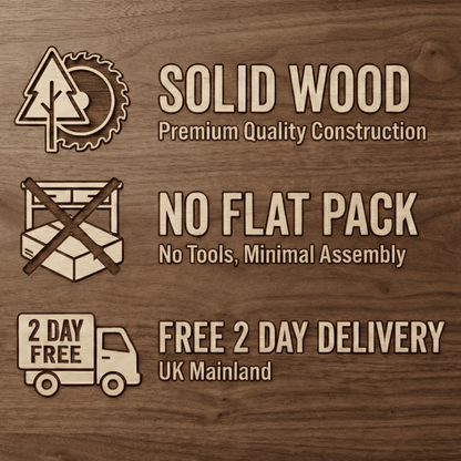 Scandinavian Light Walnut Logan Narrow Bedside Table