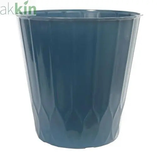 Wilson Planter Flow Material Tall 14"  Polished Lagoon Teal AK Kin Garden Supplies