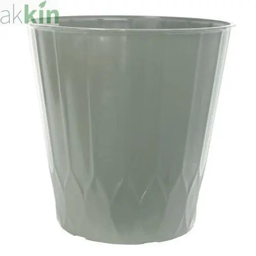 Wilson Planter Flow Material Tall 14"  Polished Smokey Grey AK Kin Garden Supplies