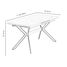 Windsor Blaze Lux Dining Set PN Home