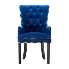 Windsor LUX Knocker Back Velvet Dining Chair w/ Armrests PN Home