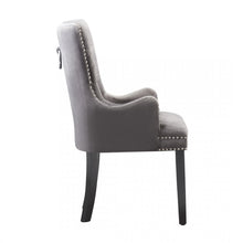 Windsor LUX Knocker Back Velvet Dining Chair w/ Armrests PN Home