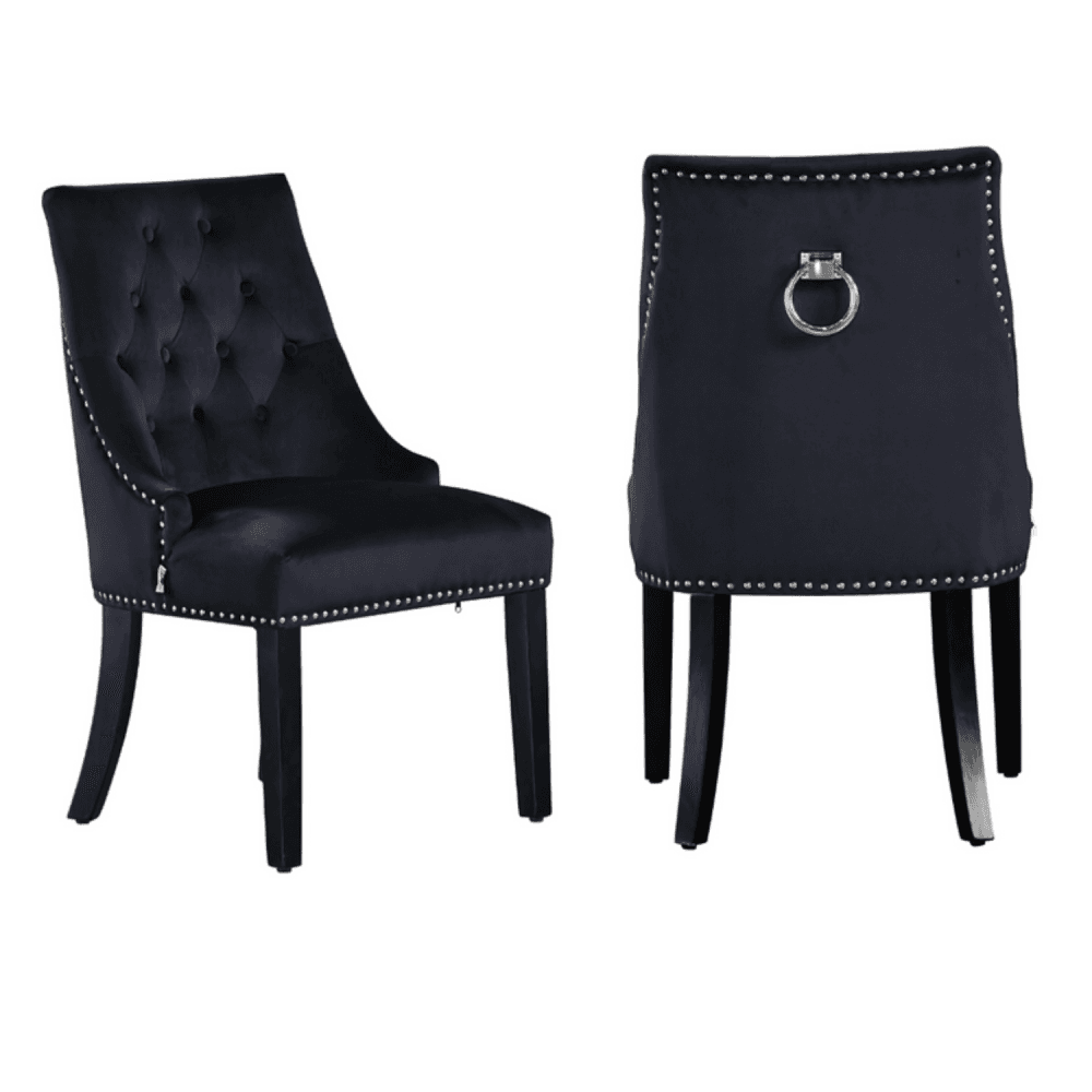 Windsor LUX Velvet Dining Chair Set of 2 PN Home