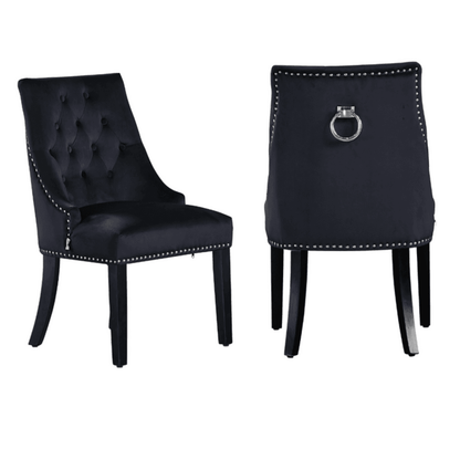 Windsor LUX Velvet Dining Chair Set of 2 PN Home