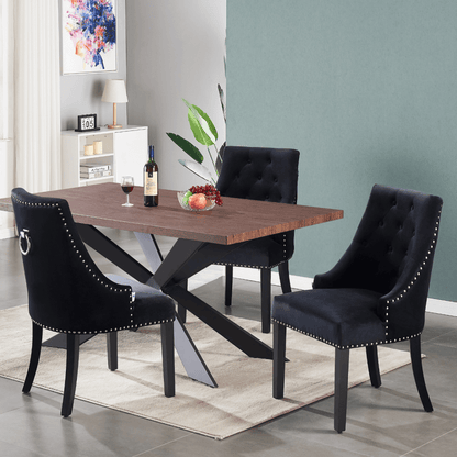 Windsor LUX Velvet Dining Chair Set of 2 PN Home