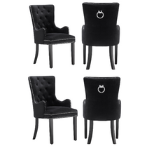 Windsor LUX Velvet Dining Chair (with armrests) PN Home
