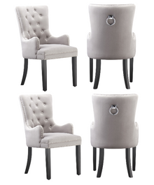 Windsor LUX Velvet Dining Chair (with armrests) PN Home