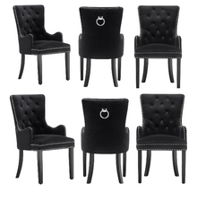 Windsor LUX Velvet Dining Chair (with armrests) PN Home