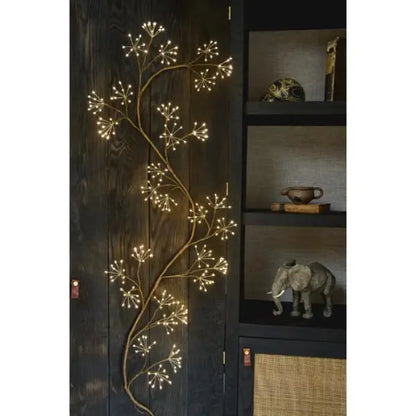 Woodland Ivy Indoor Home Wall Lighting 180cm Brown AK Kin Garden Supplies