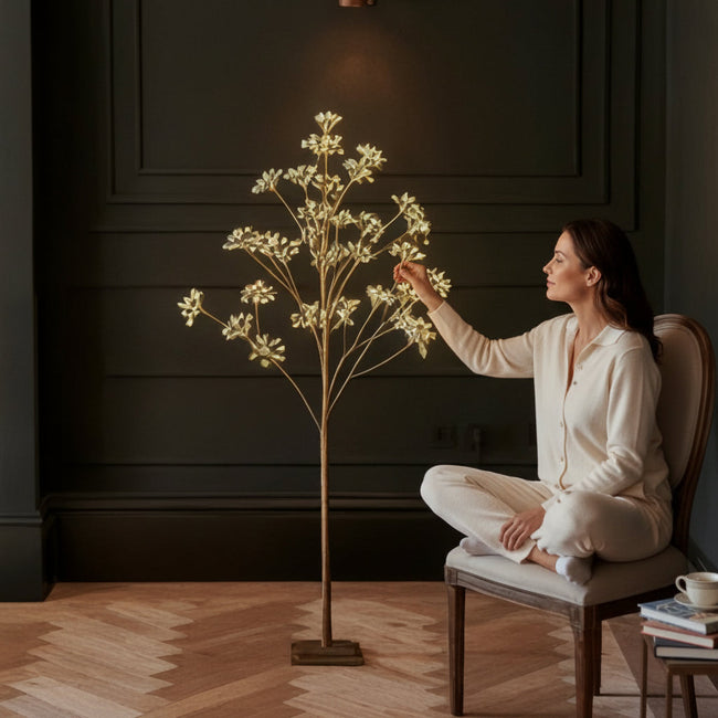 Woodland Tree Free Standing House Light 150cm Brown House, Home & Garden