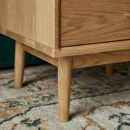 Wright Oak Bedside Table Fishe and Lilly