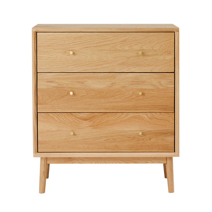 Wright Oak Chest of 3 Drawers Fishe and Lilly