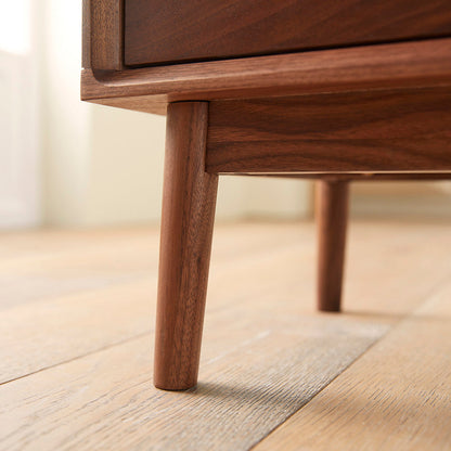 Wright Walnut Bedside Table Fishe and Lilly
