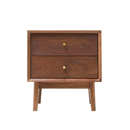 Wright Walnut Bedside Table Fishe and Lilly