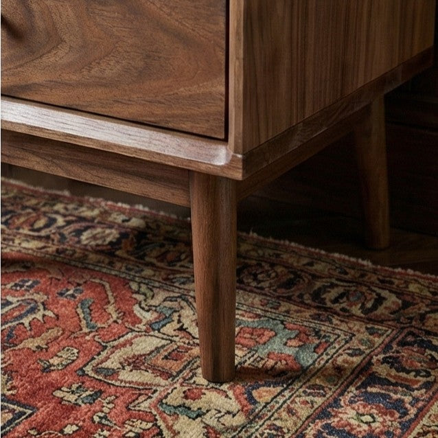 Wright Walnut Bedside Table Fishe and Lilly