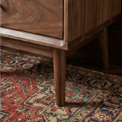 Wright Walnut Bedside Table Fishe and Lilly