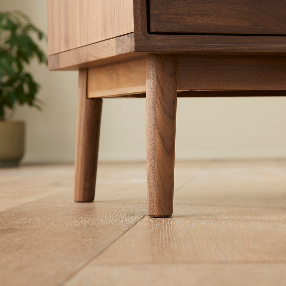 Wright Walnut Chest of 3 Drawers Fishe and Lilly