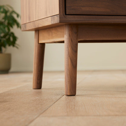 Wright Walnut Chest of 3 Drawers Fishe and Lilly