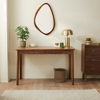 Wright Walnut Desk and Dressing Table Fishe and Lilly