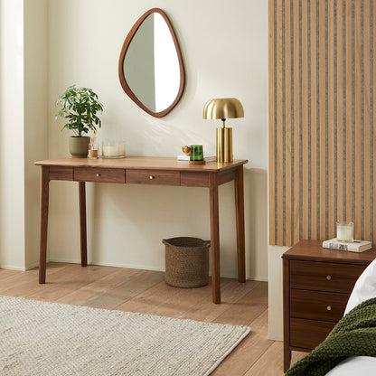 Wright Walnut Desk and Dressing Table Fishe and Lilly