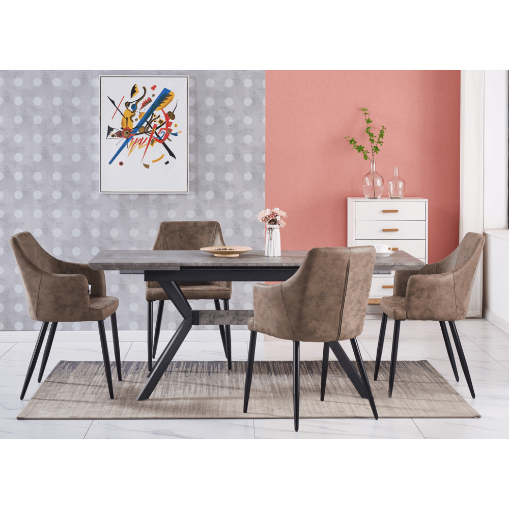 Zarah LUX faux leather chair PN Home