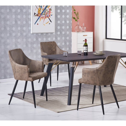 Zarah LUX faux leather chair PN Home