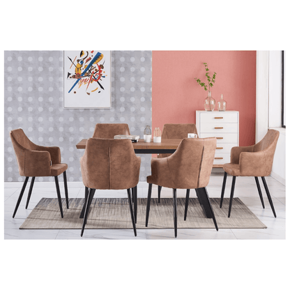 Zarah LUX faux leather chair PN Home