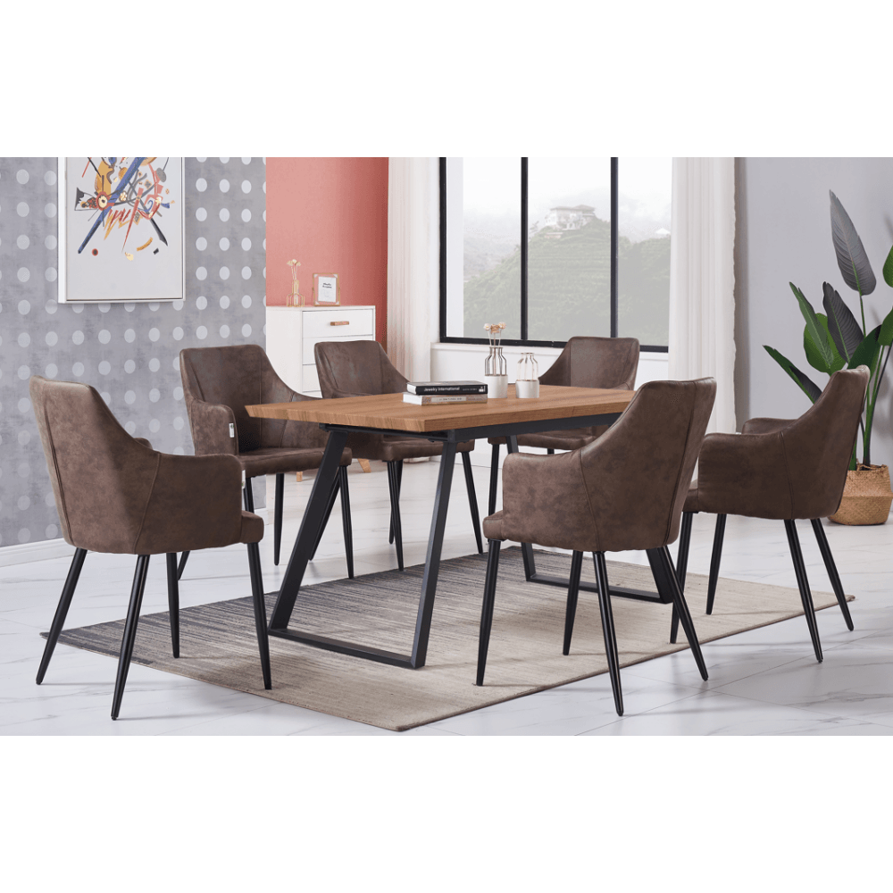 Zarah LUX faux leather chair PN Home