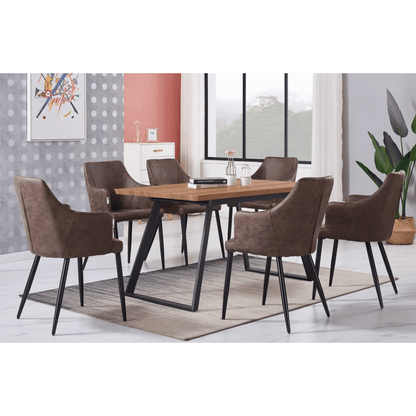 Zarah LUX faux leather chair PN Home