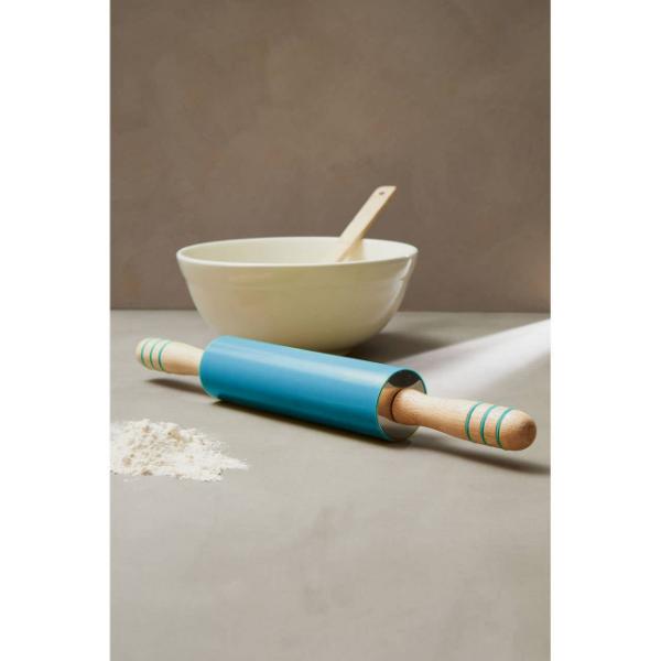 Zing Blue Silicone Rolling Pin House, Home & Garden