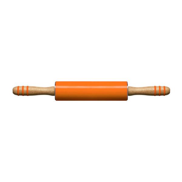 Zing Orange Silicone Rolling Pin House, Home & Garden