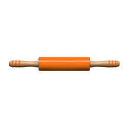 Zing Orange Silicone Rolling Pin House, Home & Garden