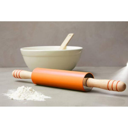 Zing Orange Silicone Rolling Pin House, Home & Garden