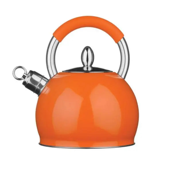 Zion Orange 2400ml Whistling Kettle AK Kin Garden Supplies