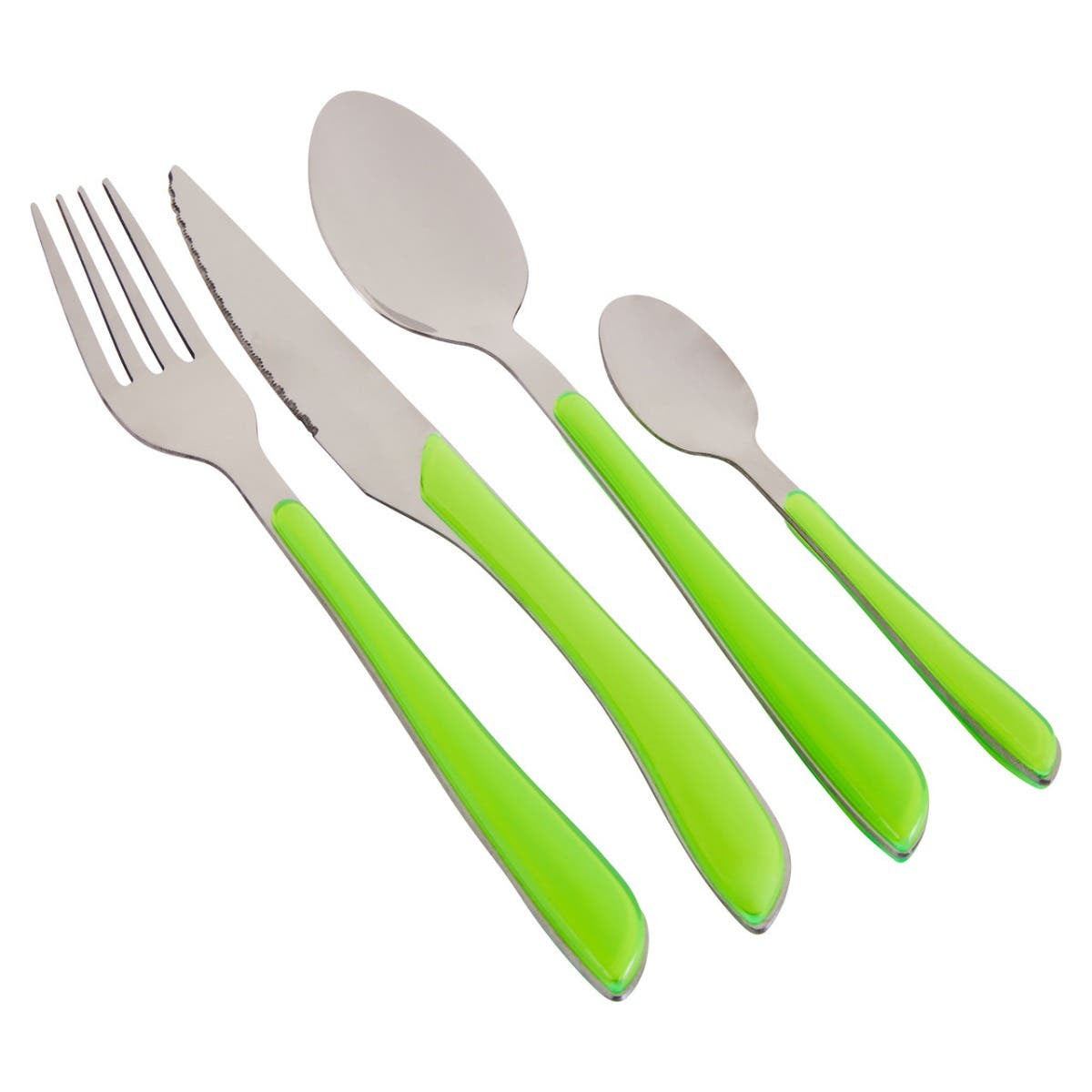 Zuma 24 Piece Multi Coloured Cutlery Set House, Home & Garden