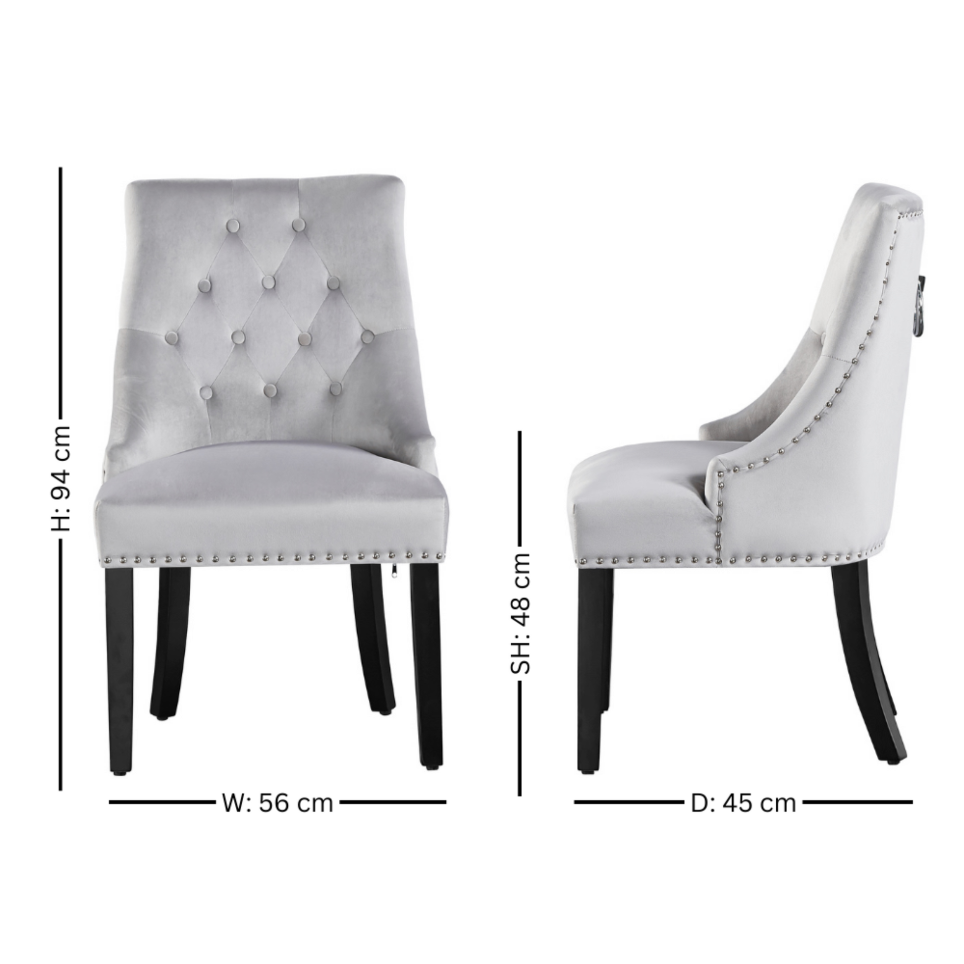 Windsor LUX Velvet Dining Chair PN Home